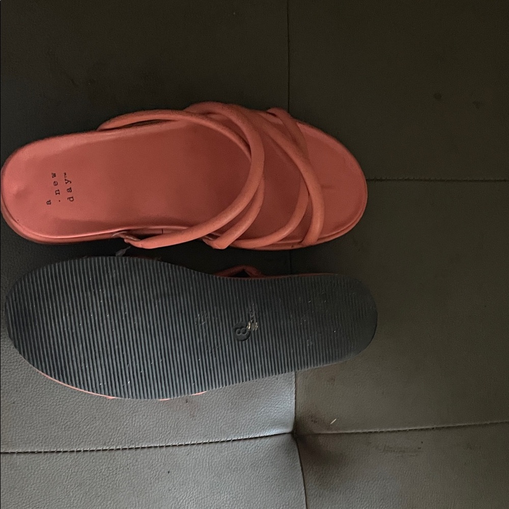a new day Coral Multi-Strap Slide Sandals